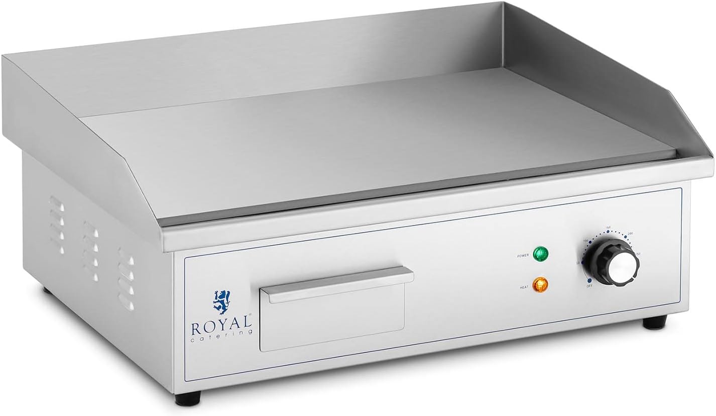 Royal Catering - plancha électrique pro 530x350 mm 3000W RCPG42-S