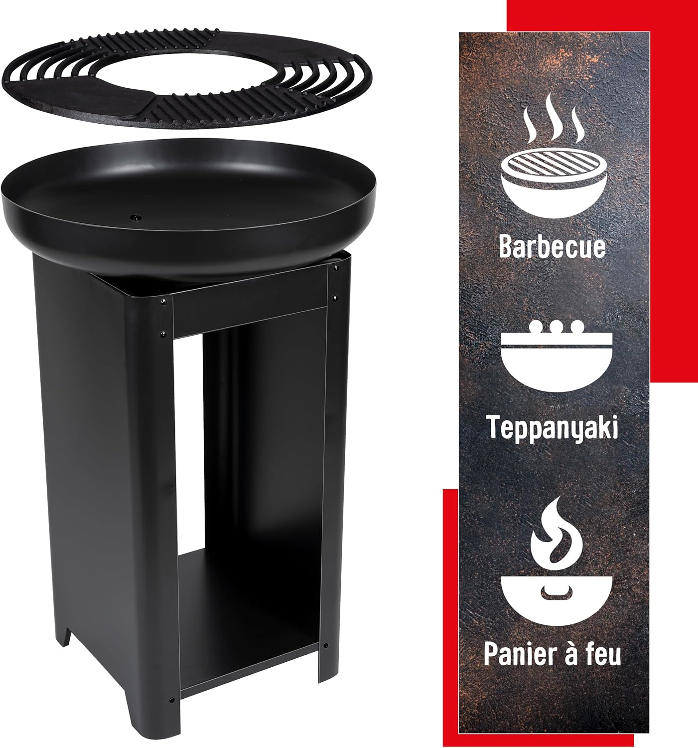 BBQ Collection - Brasero Plancha japonais 61x90cm - extérieur teppanyaki