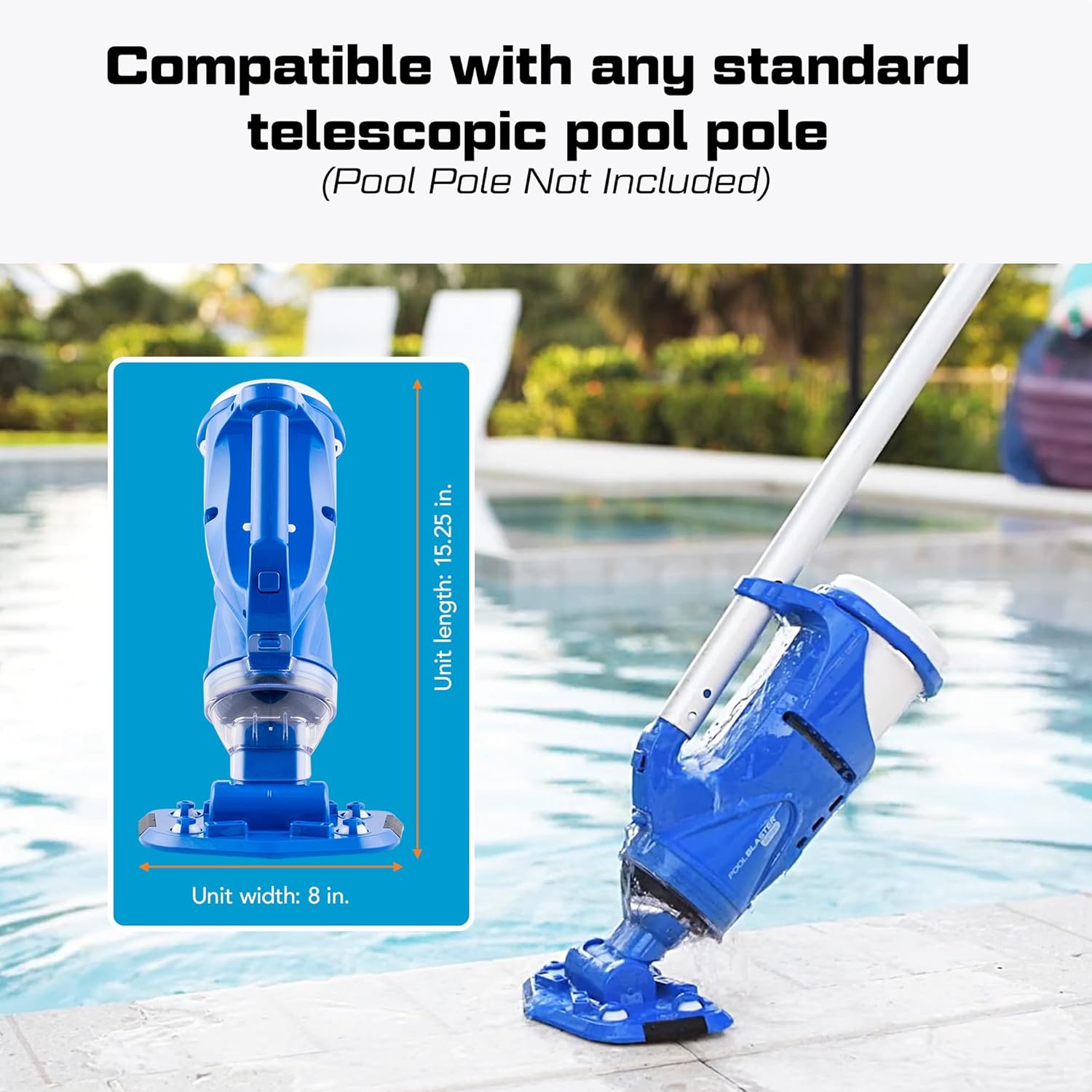 Pool Blaster - Catfish Gen 2 - 45 min autonomie - puissant spa & piscine - Catfish