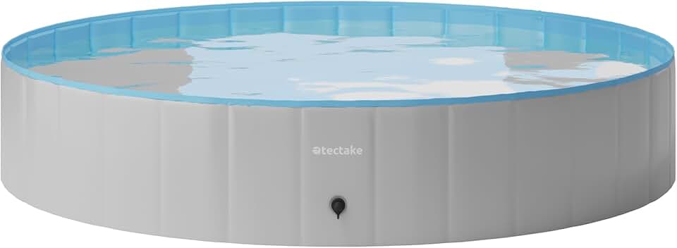 Tectake - piscine pliable Ø160cm - jeu intérieur/extérieur chiens
