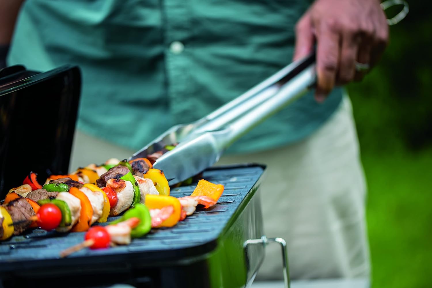 Weber - Go-Anywhere - 42x26cm - barbecue gaz portable pieds repliables