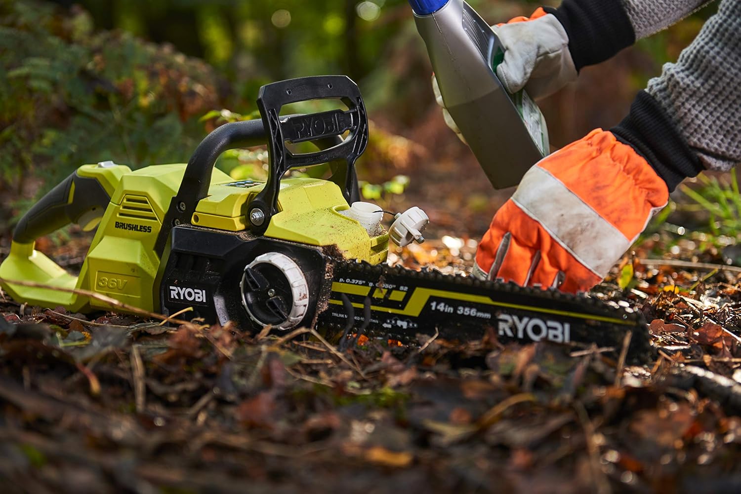 Ryobi - Tronçonneuse 36V Brushless 35cm - sans batterie RY36CSX35A-0