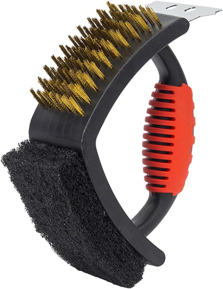 Amig - Fireplus 3 in 1 - 16,5x11,5x7cm - Brosse barbecue multifonction