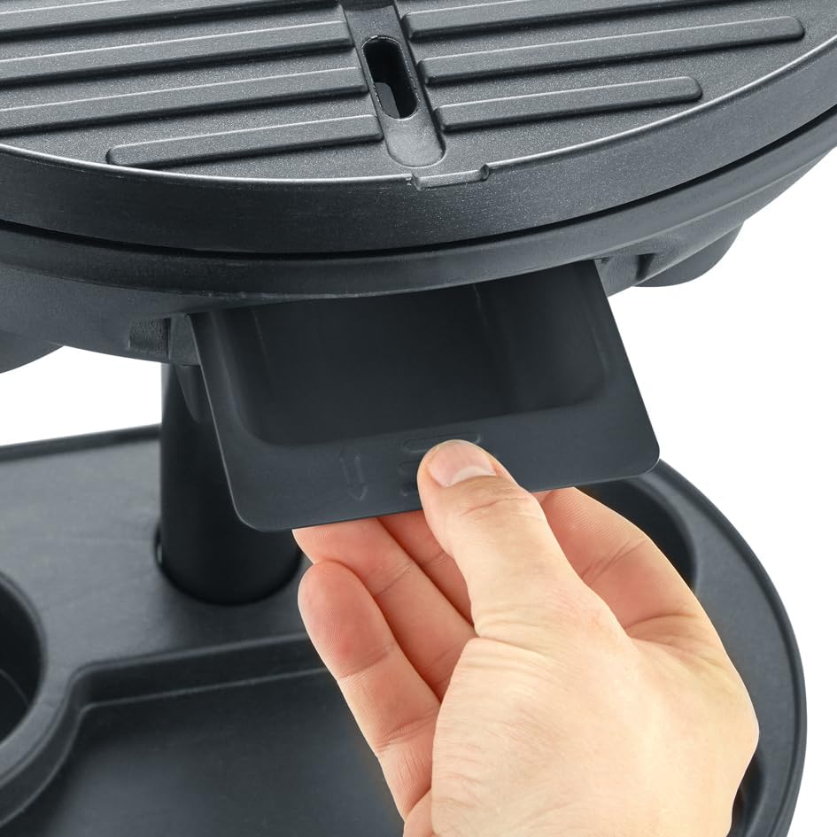 SEVERIN - barbecue électrique sur pieds - surface large, couvercle, grille fonte, thermomètre - PG 8541