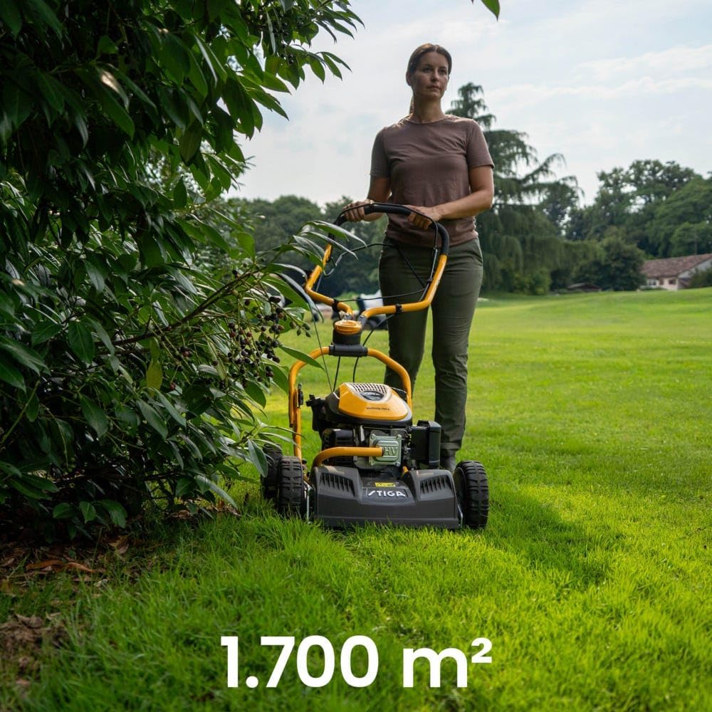 STIGA - Multiclip 750 S - 48 cm - 166 CC, mulching, centralisé, 1700 m²