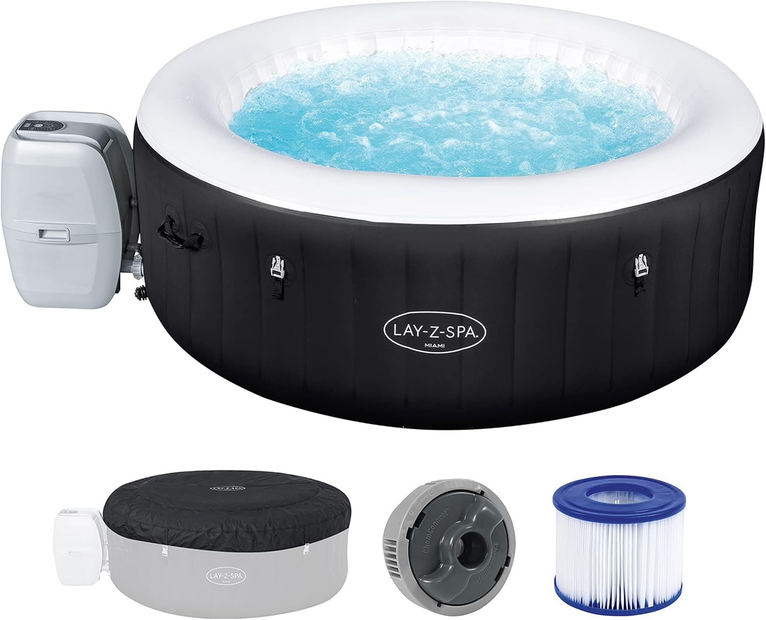 Bestway - LAY-Z-SPA Miami - 180x66 cm - 2-4 pers. Airjet relaxation