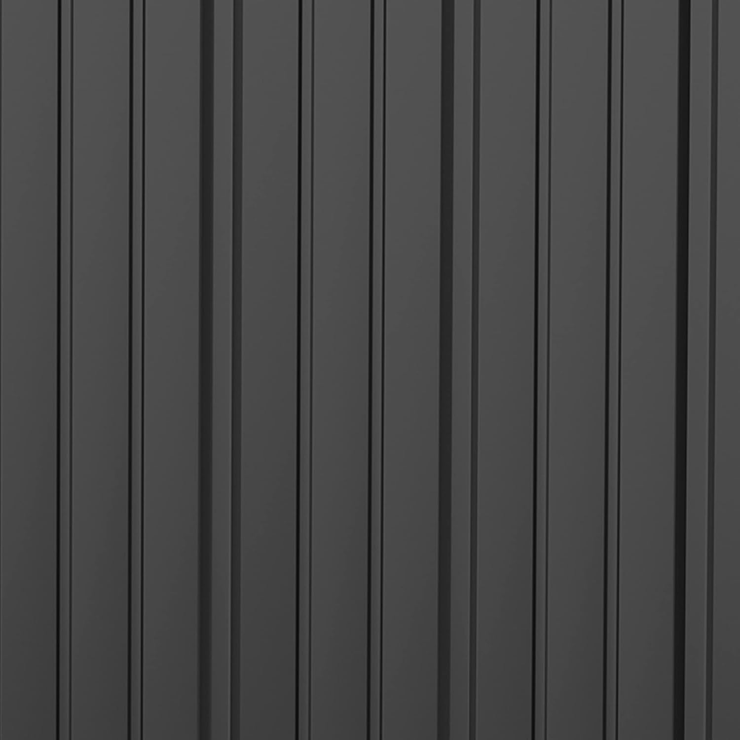 Outsunny - abri de jardin acier, 161,5x94,5x196cm, serrure, noir