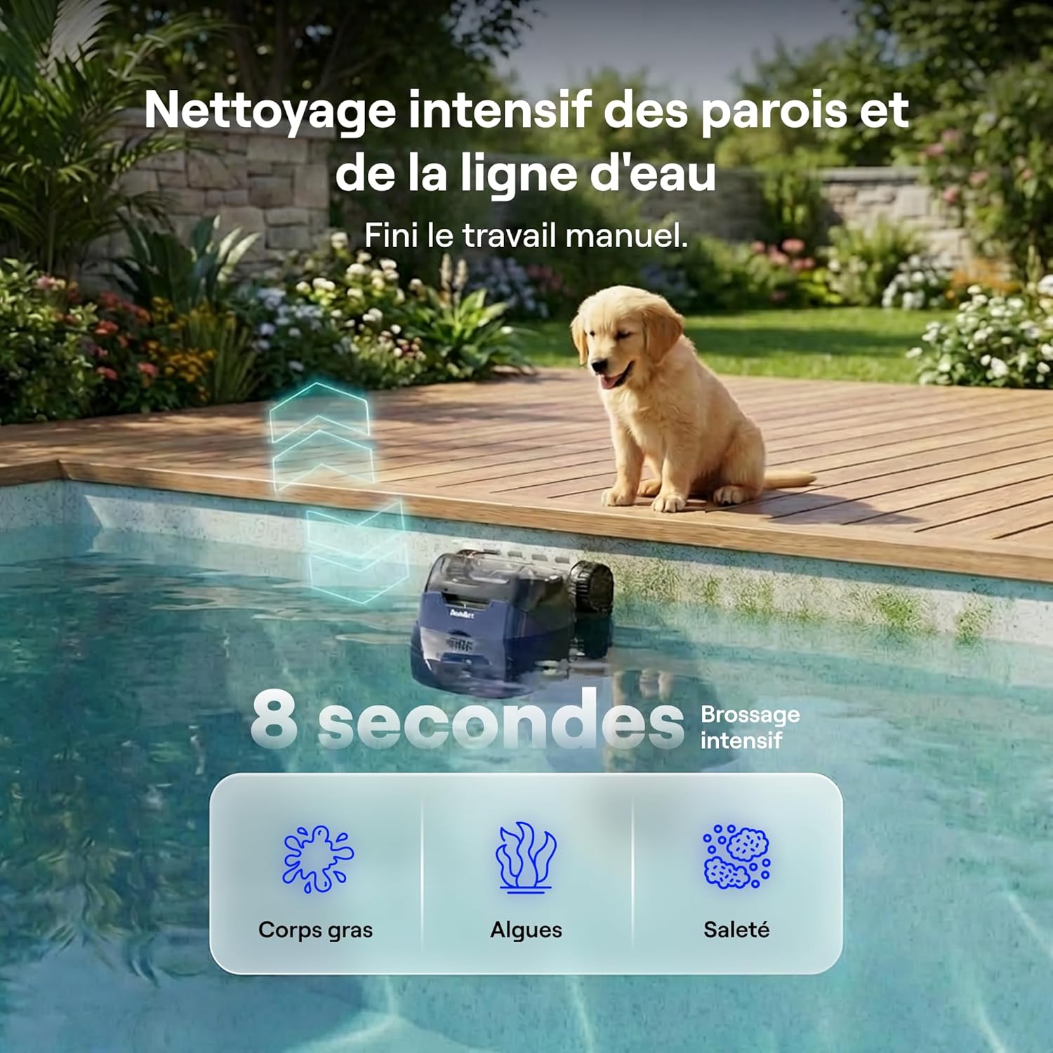 Beatbot - Sora 10 - robot piscine - 25700 LPH, filtre 5L, 300min, SORA10