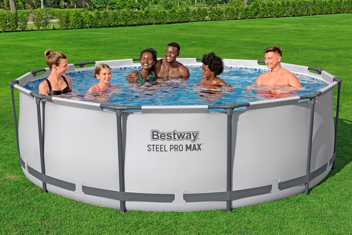 Bestway - Steel Pro Max piscine ronde - 366x100 cm - hors sol, robuste