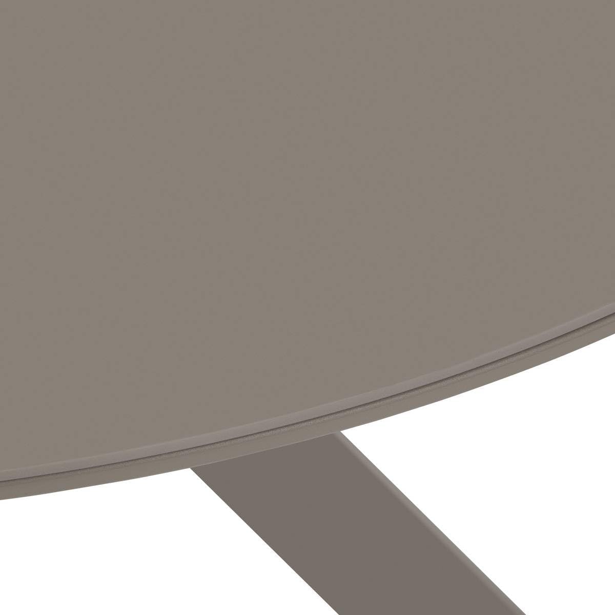 Hespéride - Table de jardin Oryon - 130cm ronde - 6 places, coloris café