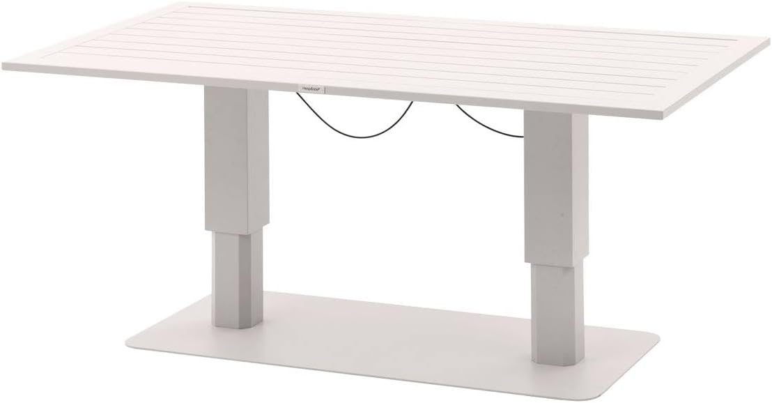 Hespéride - Salimia - 150x80 cm - table jardin relevable, alu, 6-8 pers