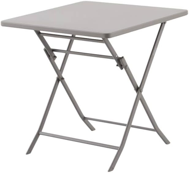 Hespéride - Greensboro série - 2 places - acier antirouille renforcé - table carrée pliante