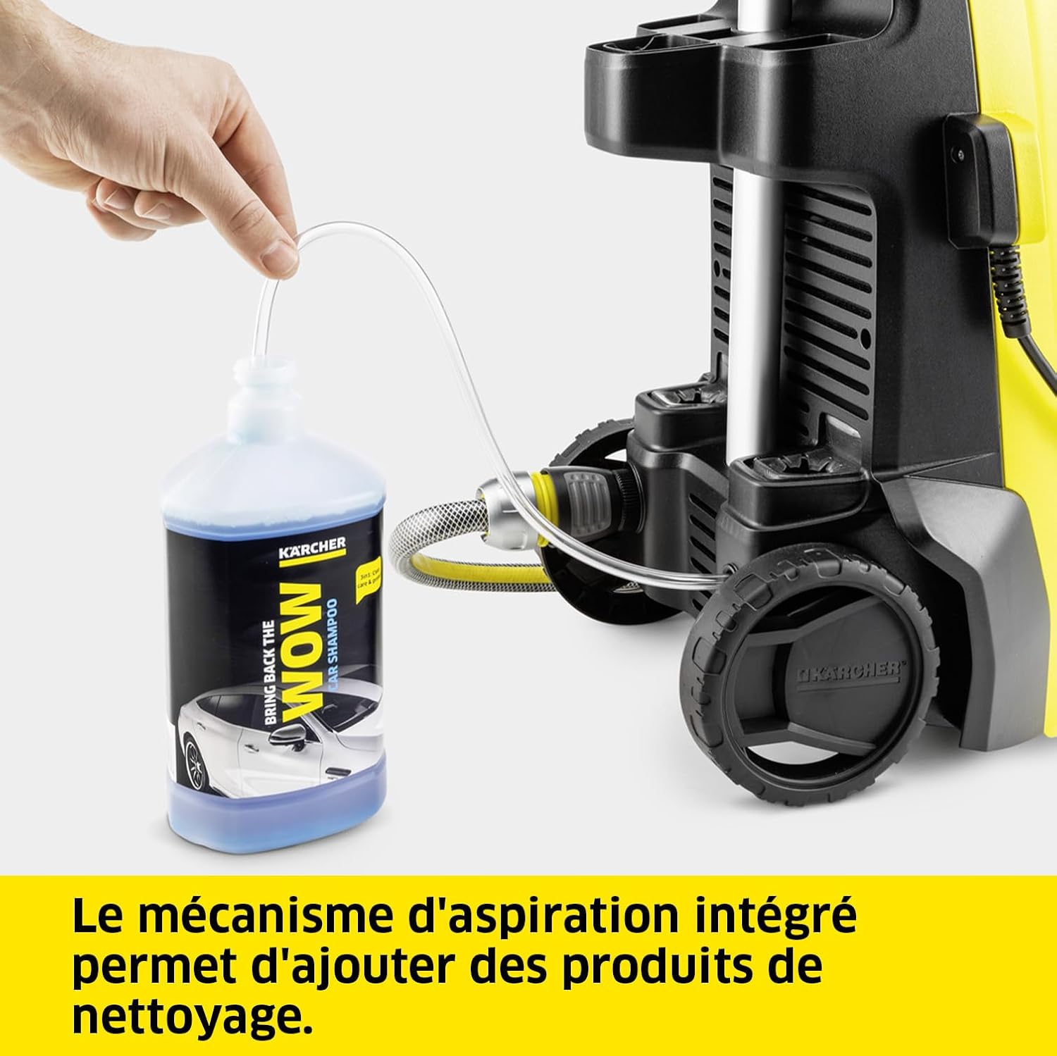 Kärcher Nettoyeur Haute Pression K 4 Classic Home, Pression : Max. 130 Bar, Débit : 420 l/h, Surface : 30 m²/h, Filtre à Eau, Poids : 4,6kg, Pistolet Haute Pression, Rotabuse, Lance, Home Kit