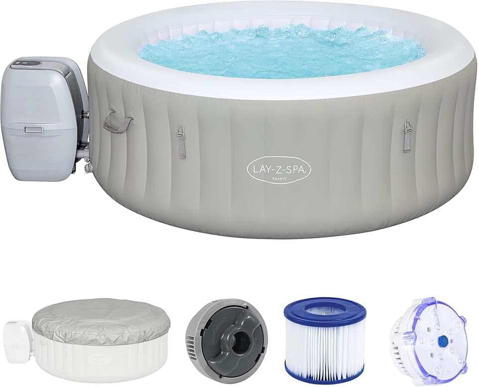 Bestway - LAY-Z-SPA Tahiti série Airjet - 180x66 cm - 2-4 personnes LAY-Z-SPA®