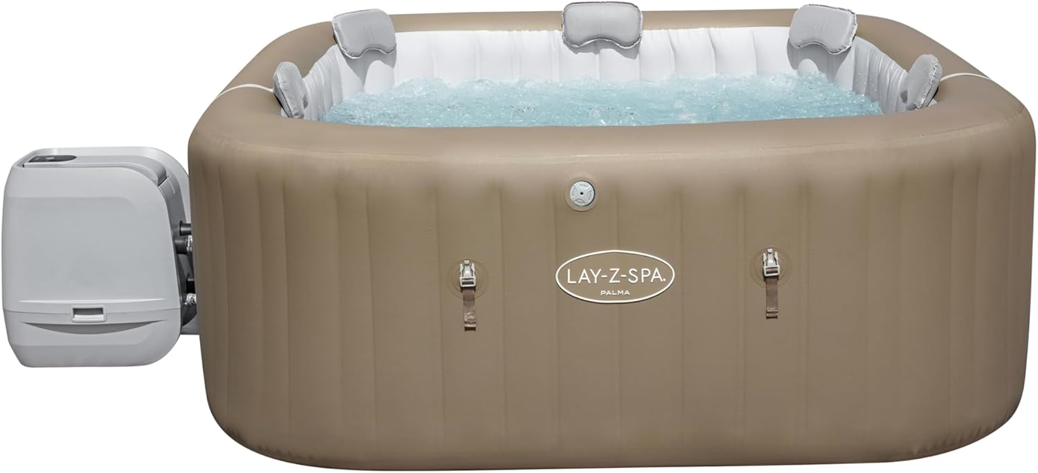 Bestway - Lay-Z-Spa Palma Hydrojet Pro - carré 5-7 places - spa gonflable