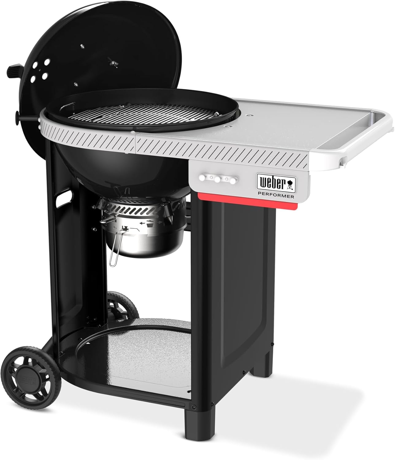 Weber - Performer série - 57 cm - barbecue charbon, couvercle acier, tablette, One-Touch, thermomètre
