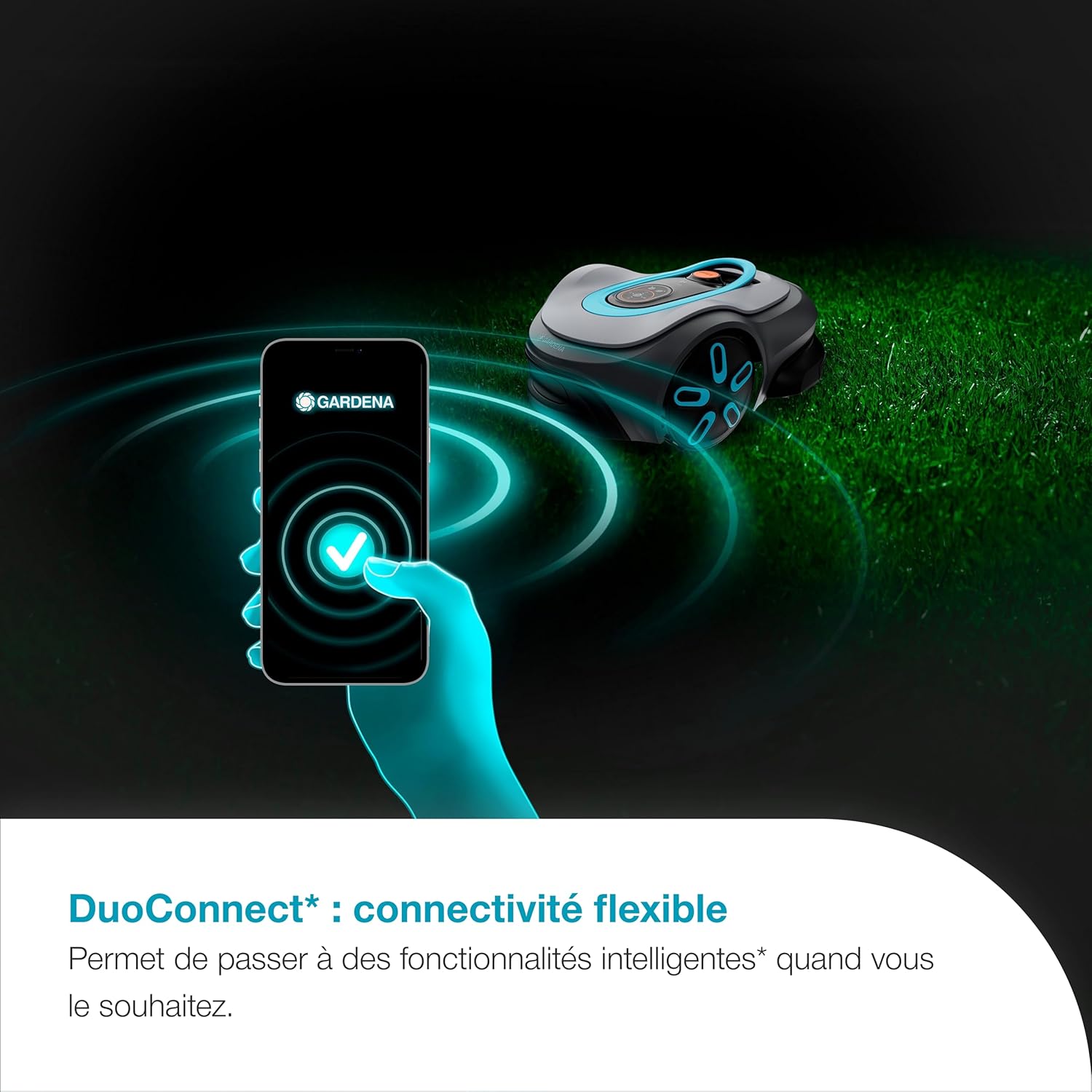 Gardena - smart SILENO max 800 m² - 800 m² - LONA Intelligence, Trim-to-Edge, DuoConnect, fonctionnement silencieux - 19