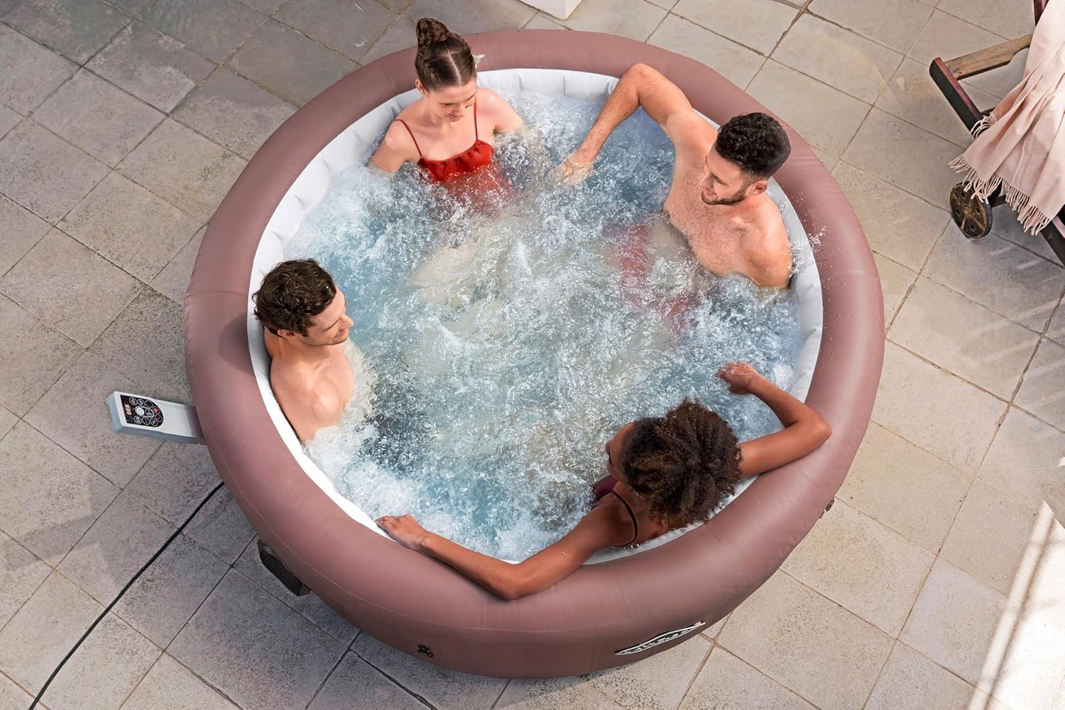 BESTWAY Spa gonflable rond Hawaii Smart AirJet Energy Sense 4 - 6 places