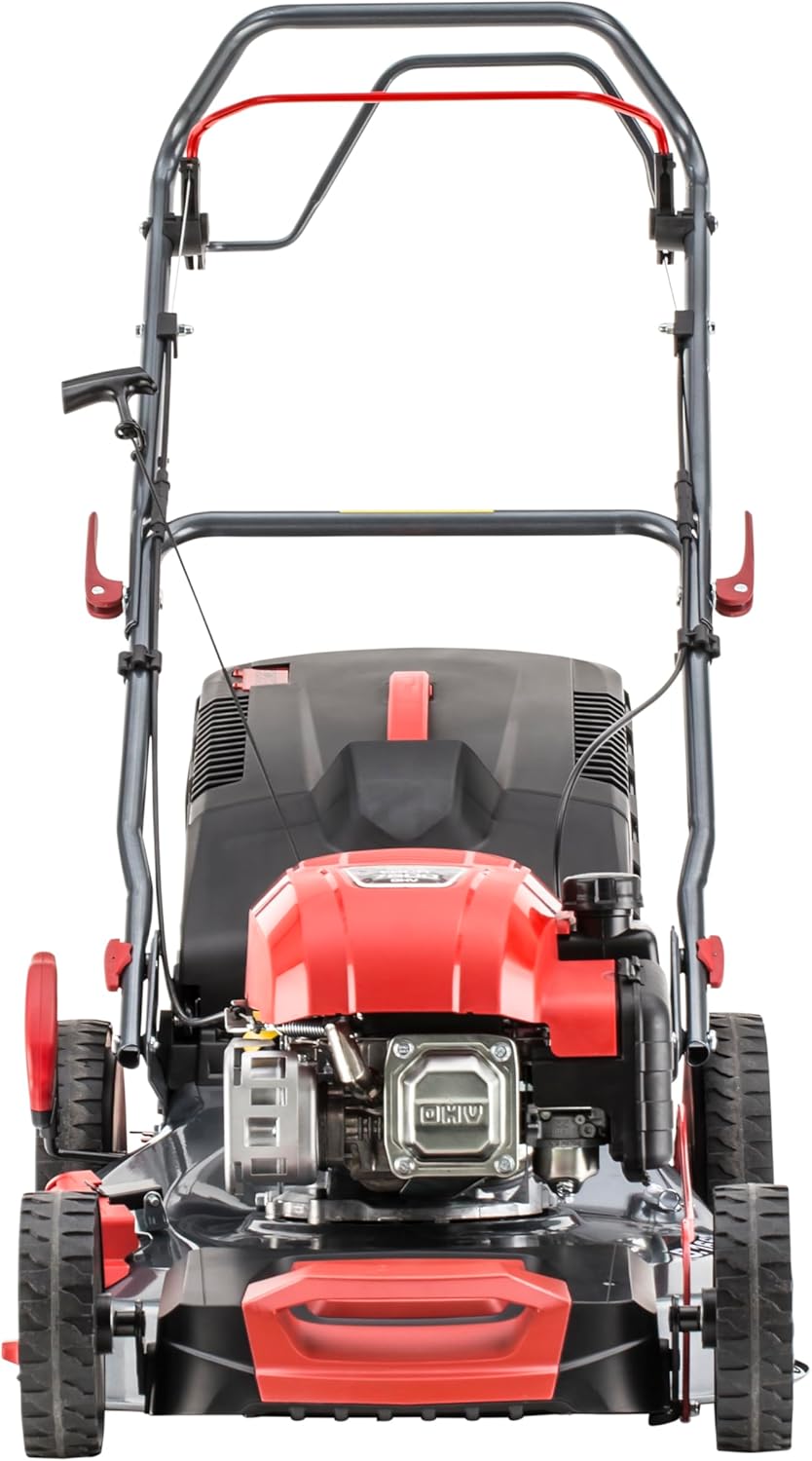 AL-KO Tondeuse à Gazon à Essence Easy 5.16 SP-D, Largeur de Coupe 51 cm, Puissance Moteur 3.0 KW, Traction à 1 Vitesses, Fonction 4INONE, boîtier en tôle d'acier, pour pelouses jusqu'à 1800 m²