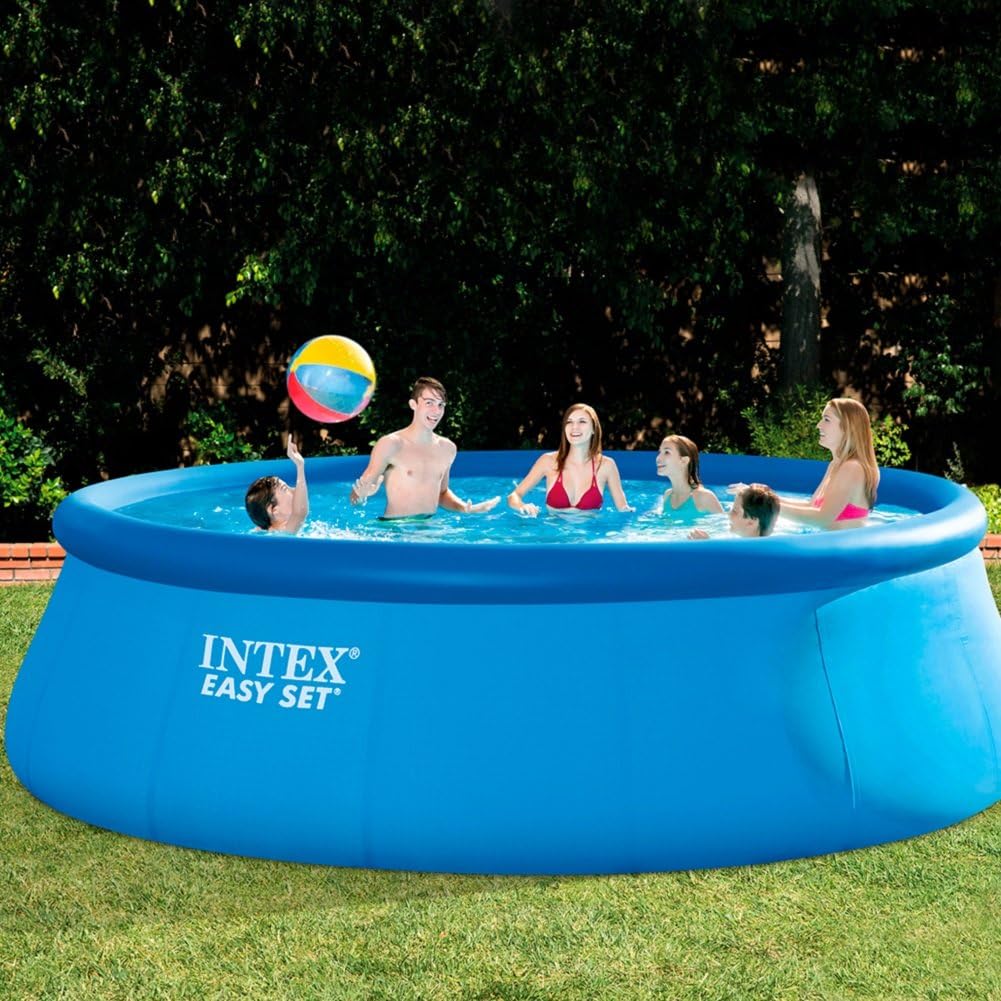 Intex kit Piscine Easy Set autoportante (ø) 4,57 x (l) 1,22m