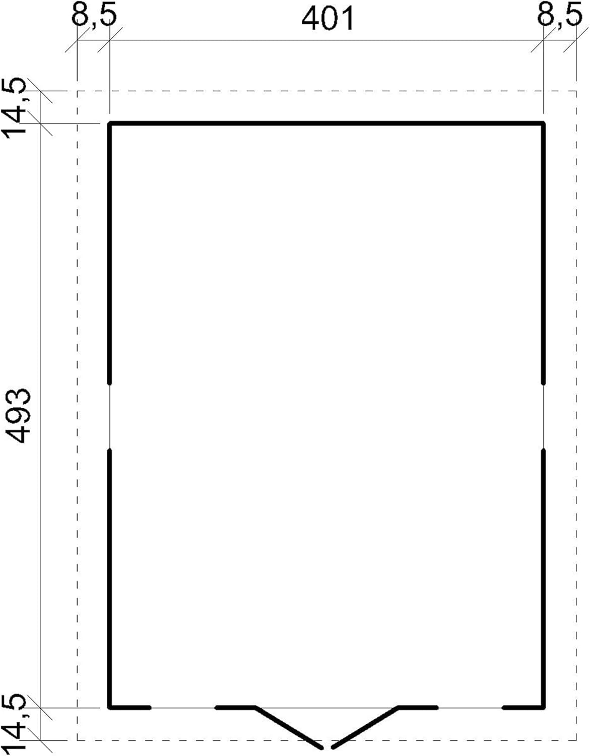 Timbela - Abri de jardin bois, 20m², fenêtres, rangement - M333