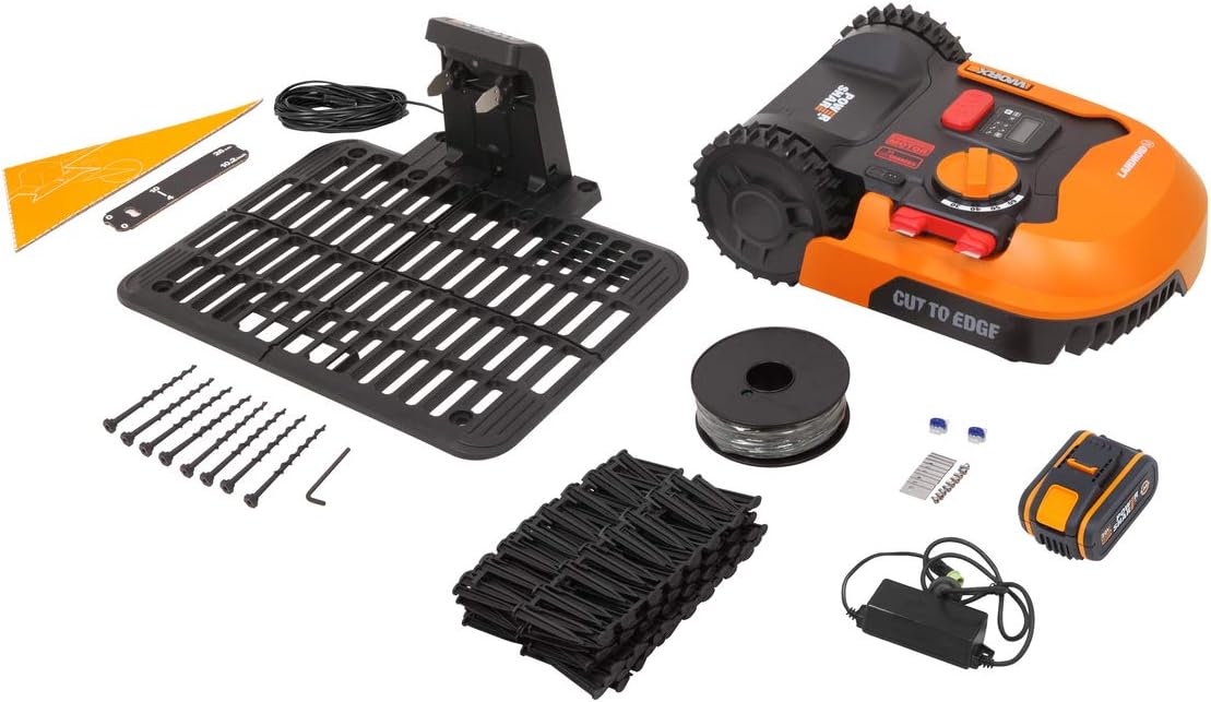 WORX - Landroid 1500 m² - Robot tondeuse connecté, autonome, application - WR153E