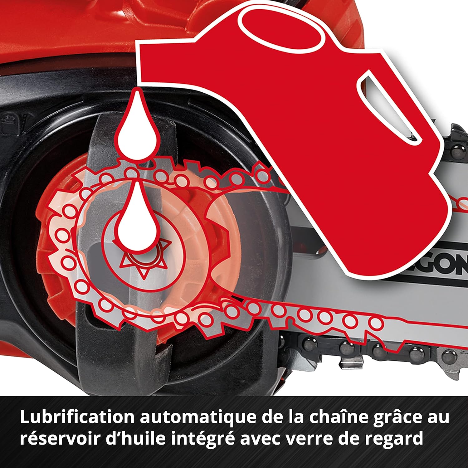 Einhell Professional Elagueuse sans fil FORTEXXA 18/20 TH Solo - Power X-Change (18V, moteur sans charbon, régime max 3 800 tr/min max) Livré sans Batterie ni Chargeur