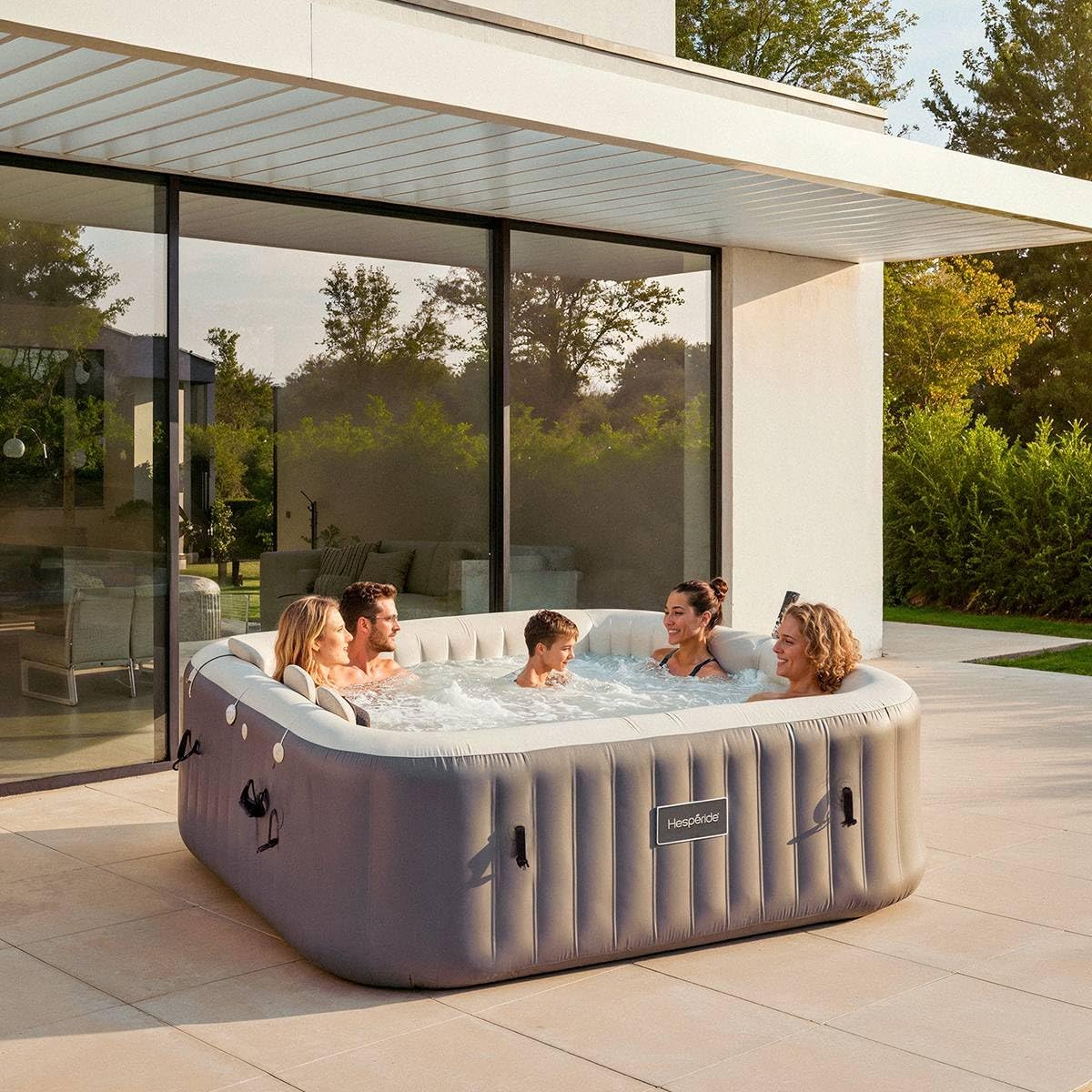 Hespéride - Spa Comfy 5p - 293x230x71cm - 10 hydrojets, WiFi