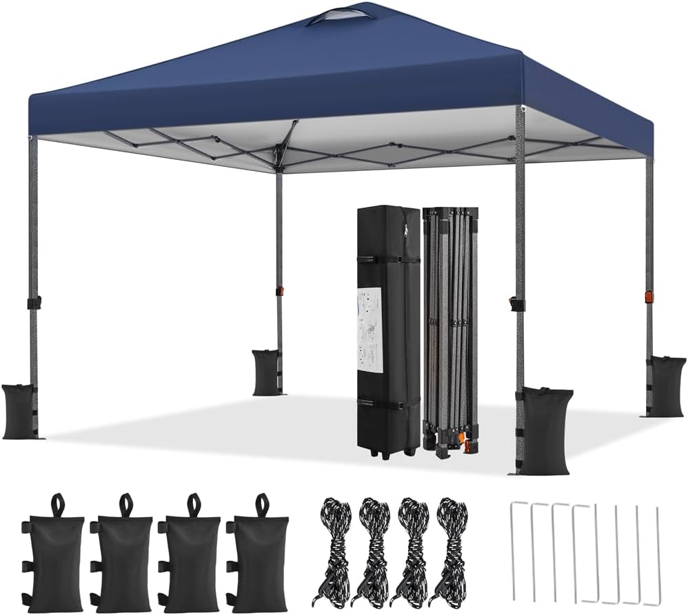 Yaheetech - tonnelle pliante série - 3x3m - imperméable, accessoires