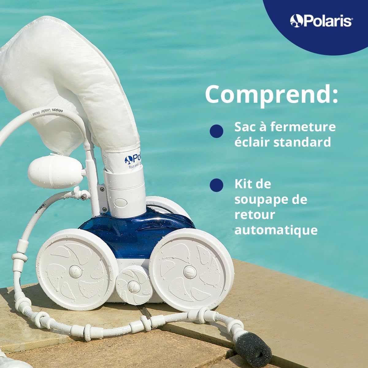 Polaris - 280 Série Pression - Robot Piscine - Débris, Facile, 2 ans