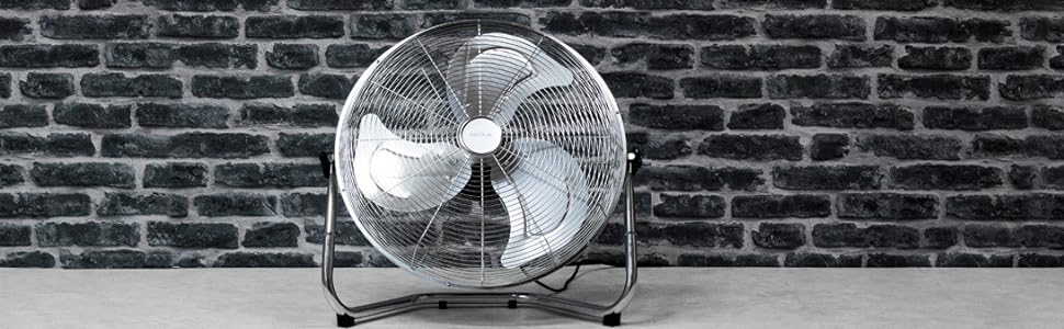 ventilateur de sol, ventilateur de sol silencieux, ventilateur de sol puissant, cecotec