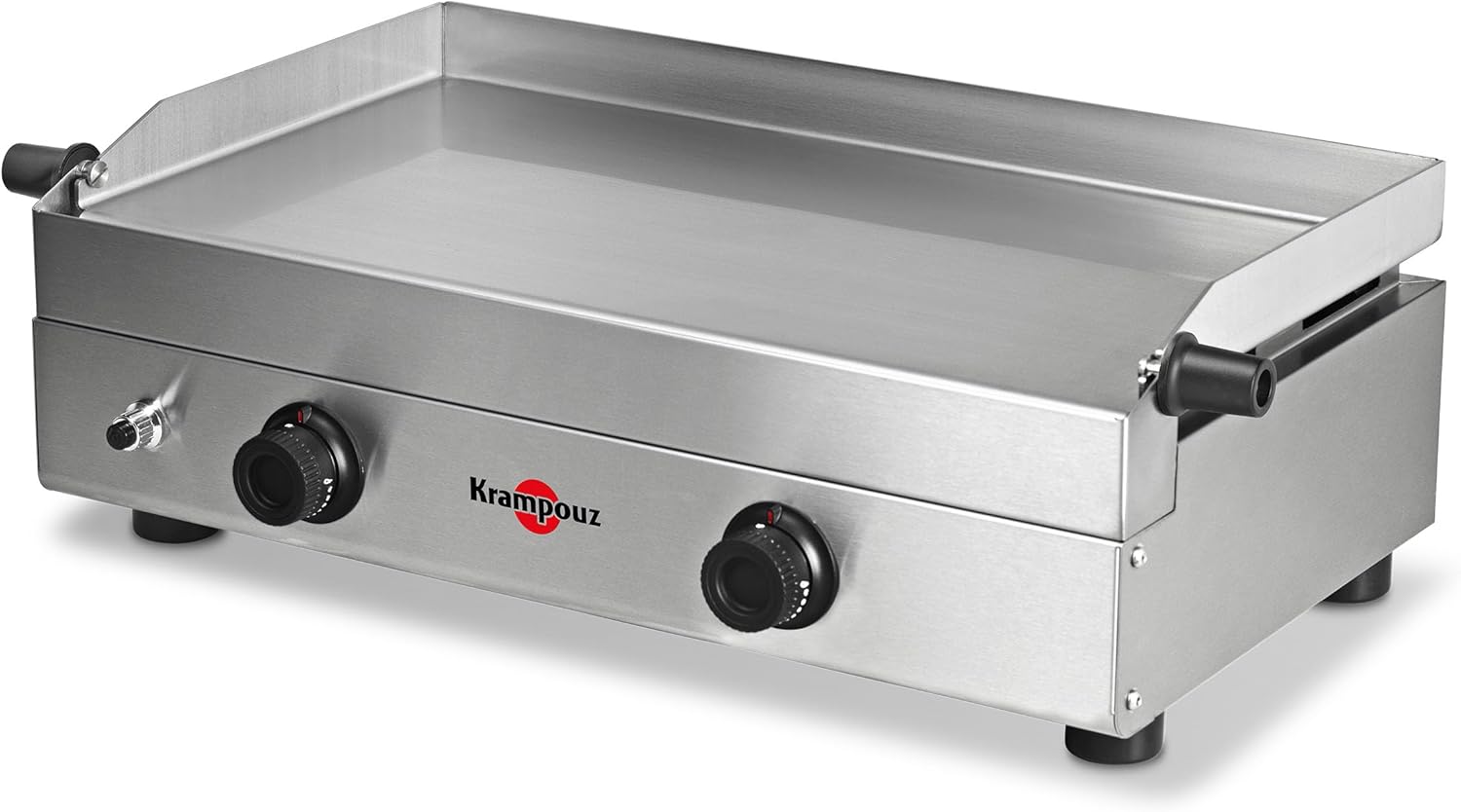 Krampouz - plancha gaz Saveur - inox 64x33 cm - 2 zones, 3400W, PFSV2MA-KR