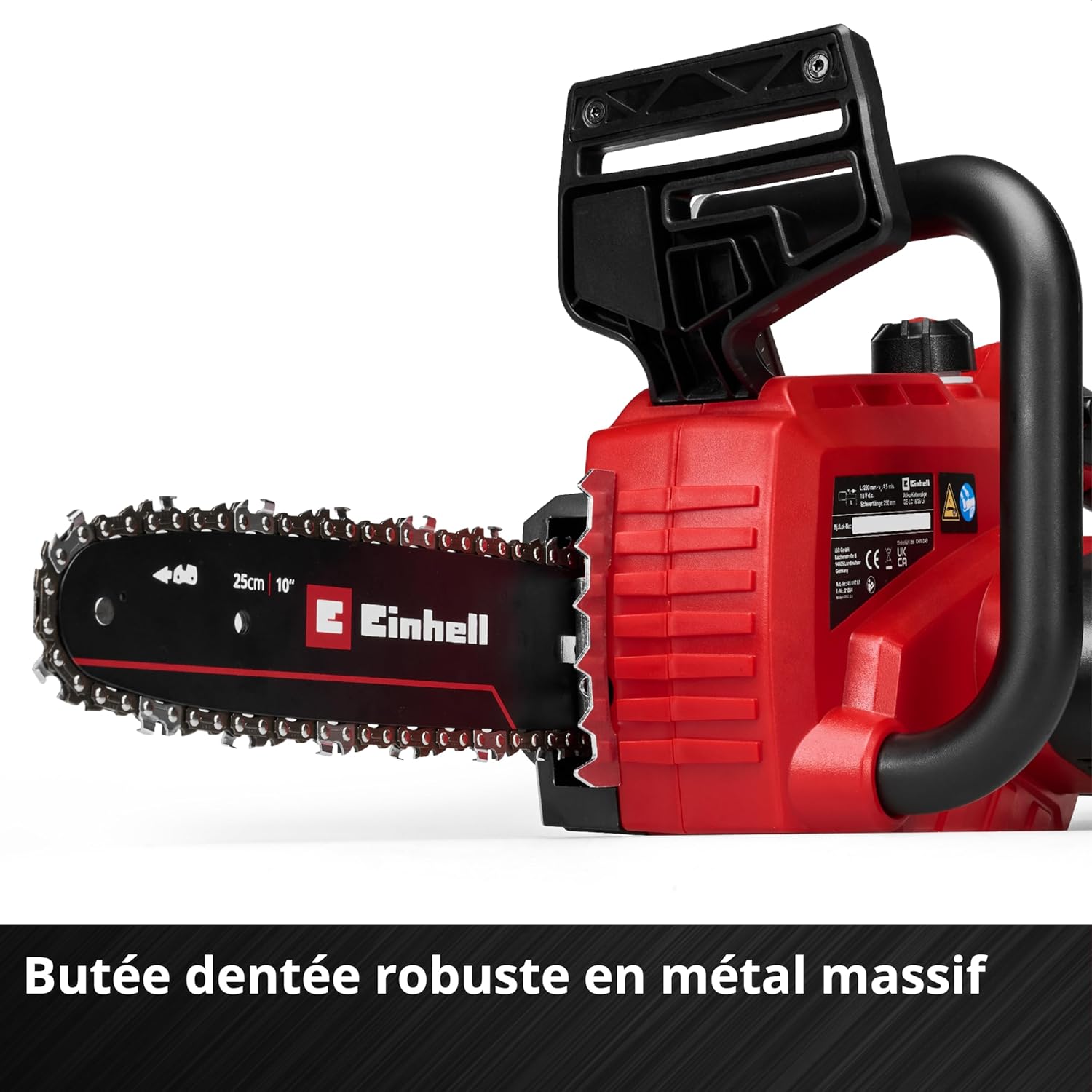 Einhell - tronçonneuse GE-LC 18/25-1 Li - 23 cm - 18V, 2,5Ah, lubrification auto, kit complet, GE-LC 18/25-1 Li