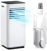 Pro Breeze Climatiseur Mobile 7000 BTU, Climatiseur 4 en 1, Déshumidificateur, Ventilateur et Mod...
