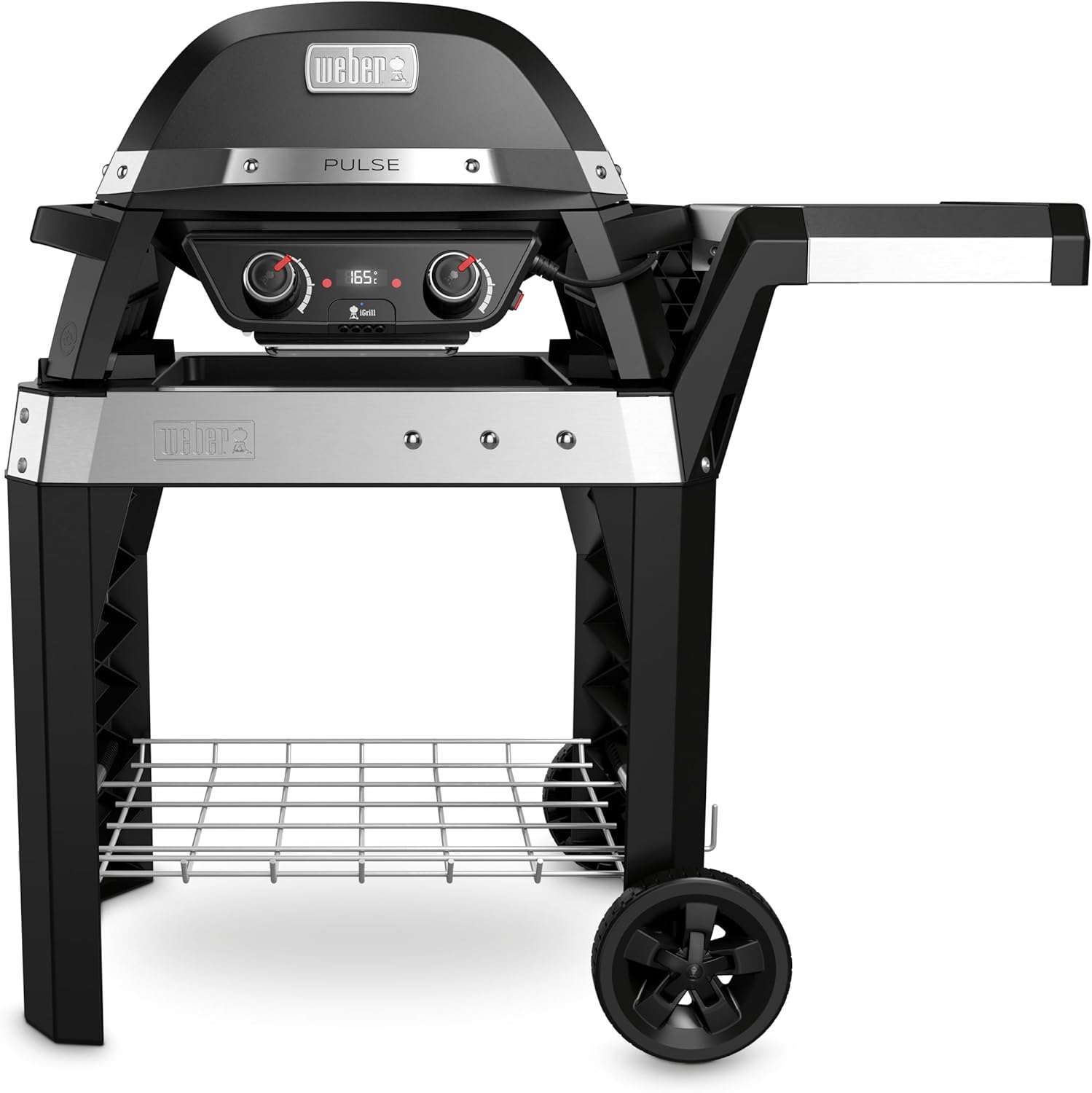 Weber - Pulse 2000 - 49x39cm - barbecue électrique, chariot, régulateur numérique, thermomètre - 85010053