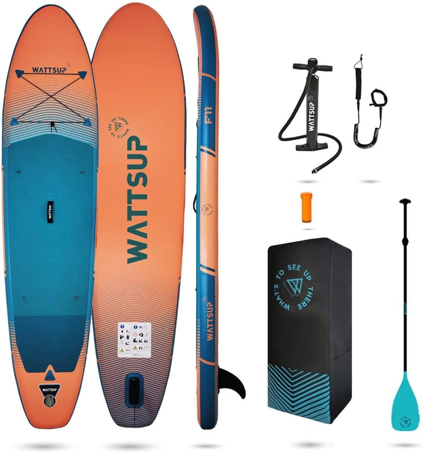 Wattsup - First Series SUP gonflable - Pack complet 320cm - Dropstitch