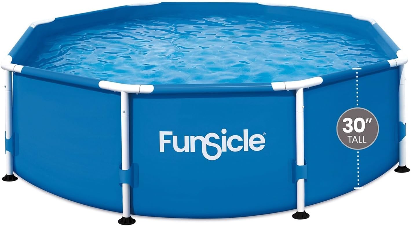 FUNSICLE Piscine Tubulaire Ronde Activity Pool Ø 2,44m x h 76cm