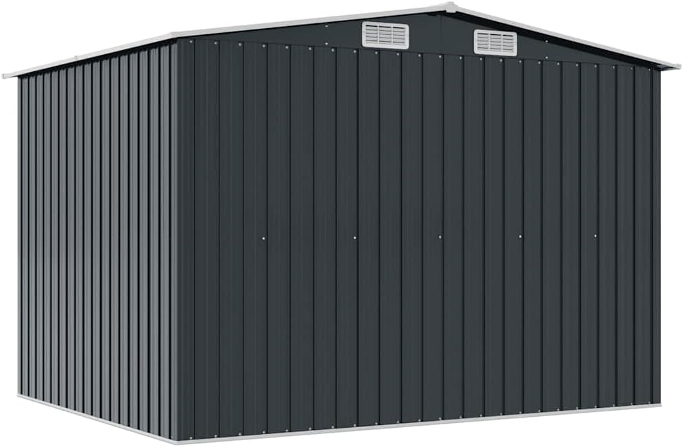 vidaXL - Abri de jardin acier 257x205x178 cm, extérieur, anthracite