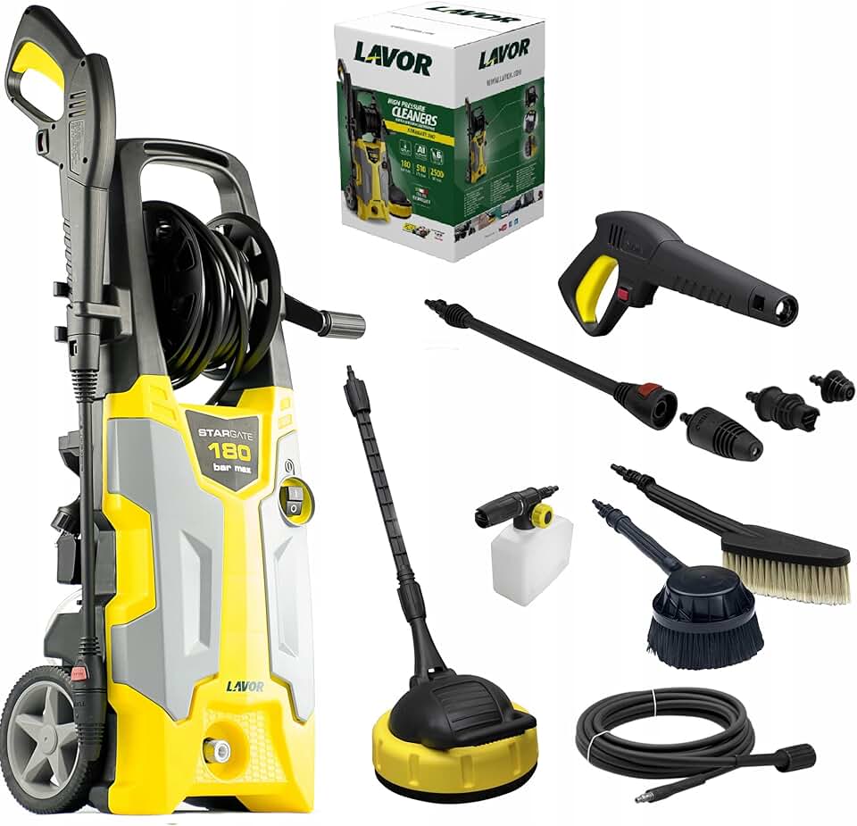 Lavor - Stargate série - 2500W, 510l/h, 180 bar, pompe alu - STARGATE