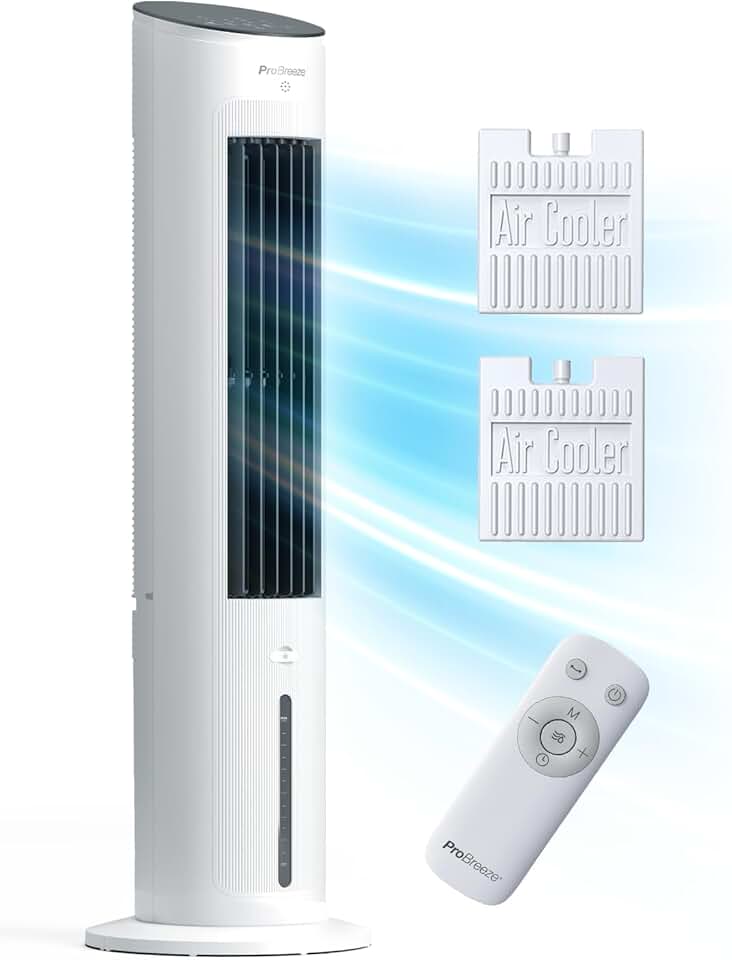 Pro Breeze - OmniAir - 5L - 3 vitesses, 4 modes, minuterie 7h, clim mobile