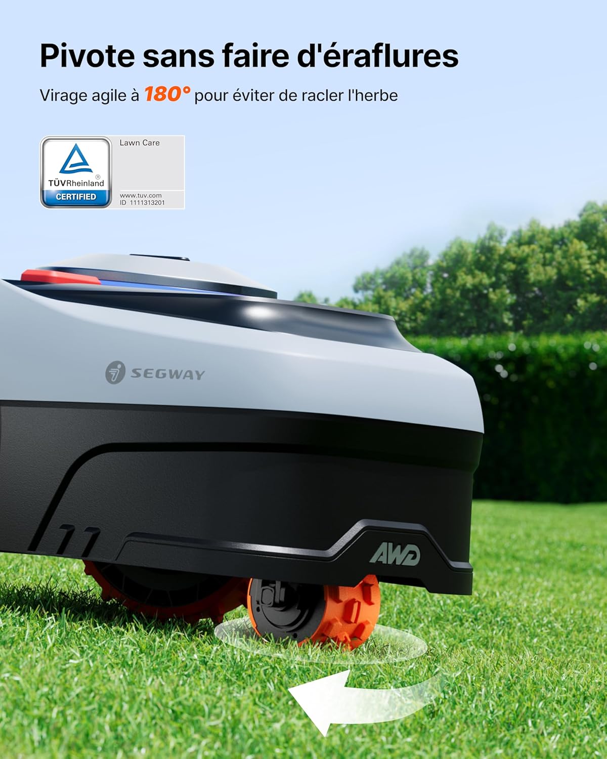 Segway - Navimow i205 AWD - robot tondeuse - 45% pentes, EFLS NRTK