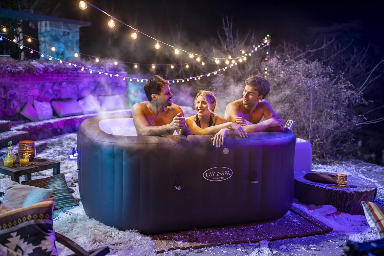 Bestway - Lay-Z-Spa (série Brune) - 5-7 pers - spa gonflable relaxation
