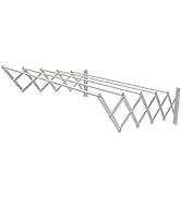 Amig - Étendoir à Linge Rétractable | Séchoir Linge Mural en Aluminium | Sèche Linge Pliable | Co...