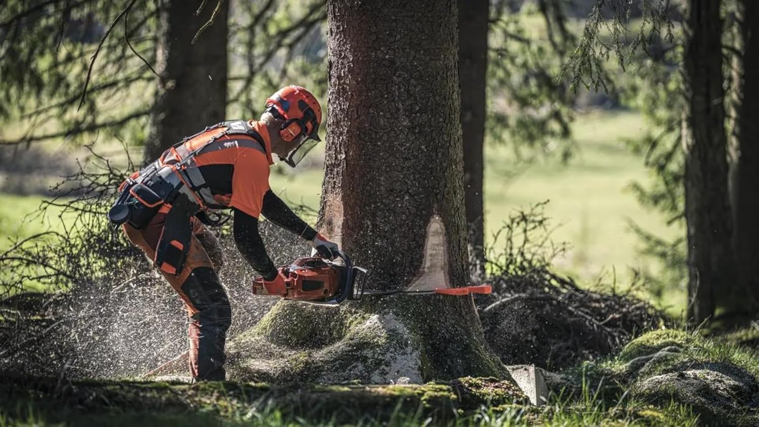 Husqvarna - tronçonneuse série XP - 572 mm - moteur puissant, coupe rapide