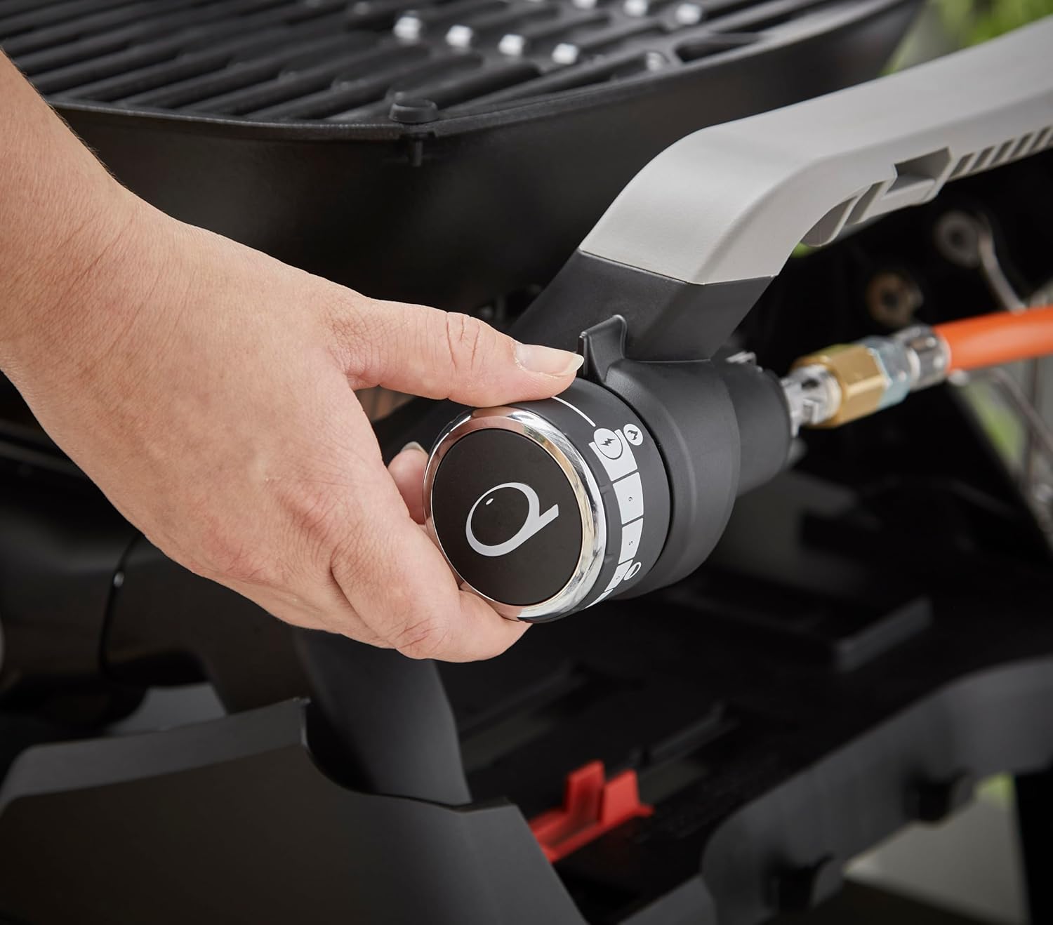 Weber - Q 1200N - barbecue gaz compact, fonte émaillée, allumage électronique