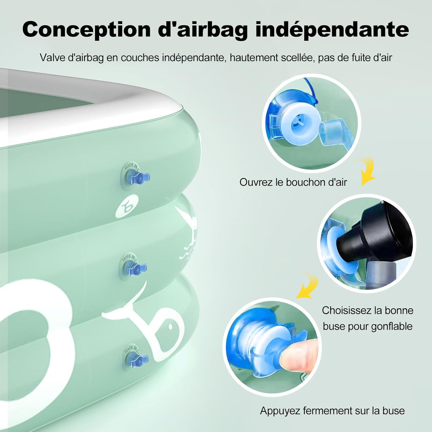 Ergocar Piscine d'Été Ombragée Gonflable avec Toboggan Intégré - Piscine Extérieure pour Enfants et Adultes