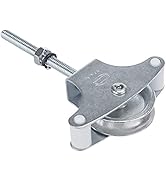 Amig - Poulie de Corde à Linge | Acier | Poulie métallique de 39 mm | Vis de Fixation et Guides I...