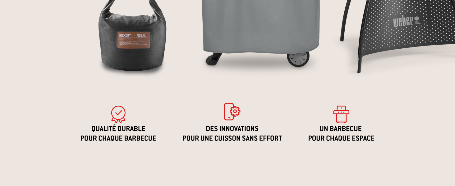 Ensemble d'icônes ou de symboles de produits disposés horizontalement, semblant être des indicateurs de navigation ou de fonctionnalités pour un site Web ou une application.