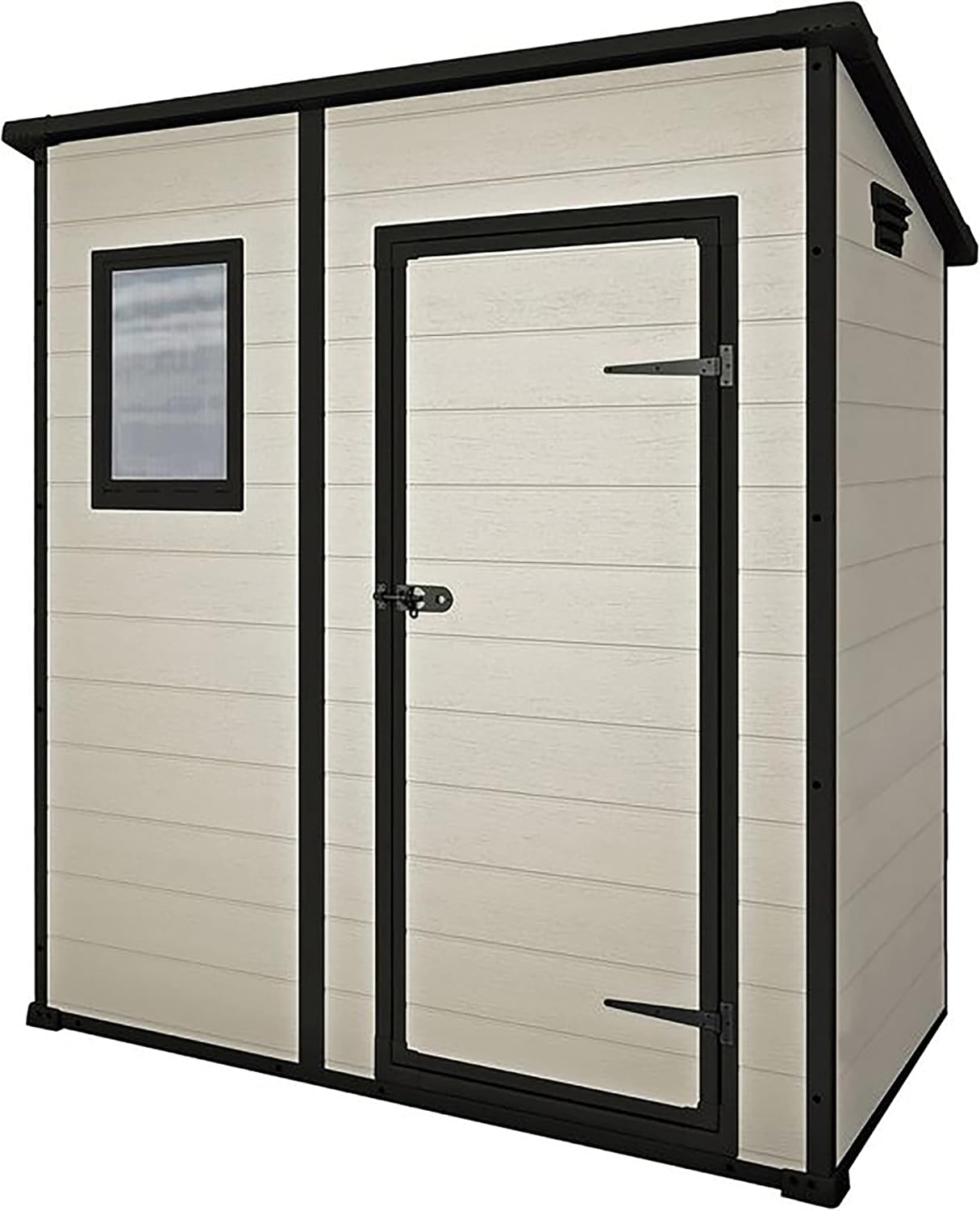 Keter - Manor Pent 64 - 1,8m² - abri de jardin beige robuste
