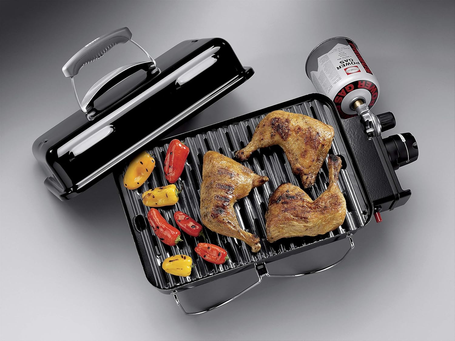 Weber - Go-Anywhere - 42x26cm - barbecue gaz portable pieds repliables